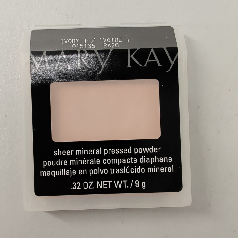 Mary Kay Sheer Mineral Pressed Powder Ivory 1 Refill 0.32 oz 9g 015135 RA26